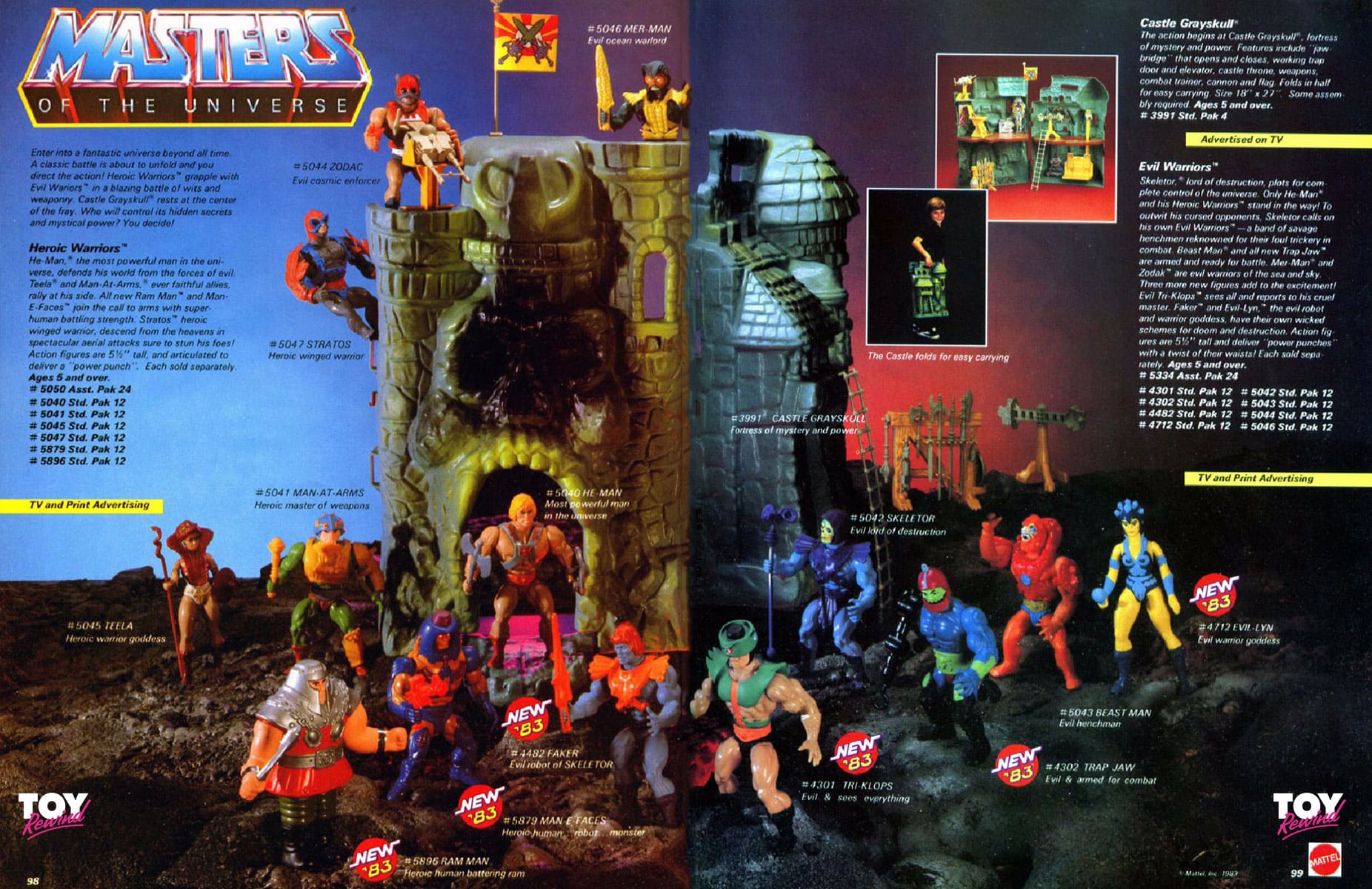 Masters of the Universe 1982 – 1989 Toy Catalogs – ToyRewind